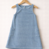 Vestido de plush acanalado