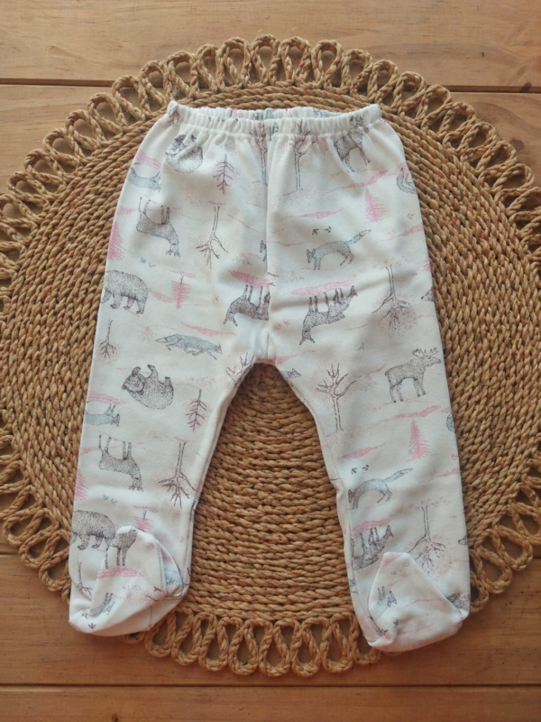 Ranitas estampadas de algodón nena