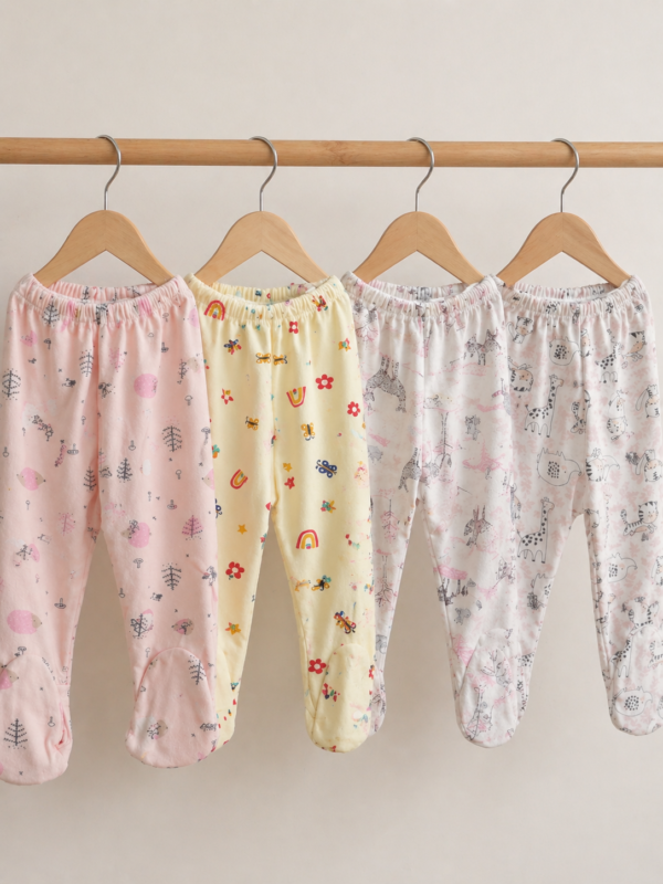 Ranitas estampadas de algodón nena