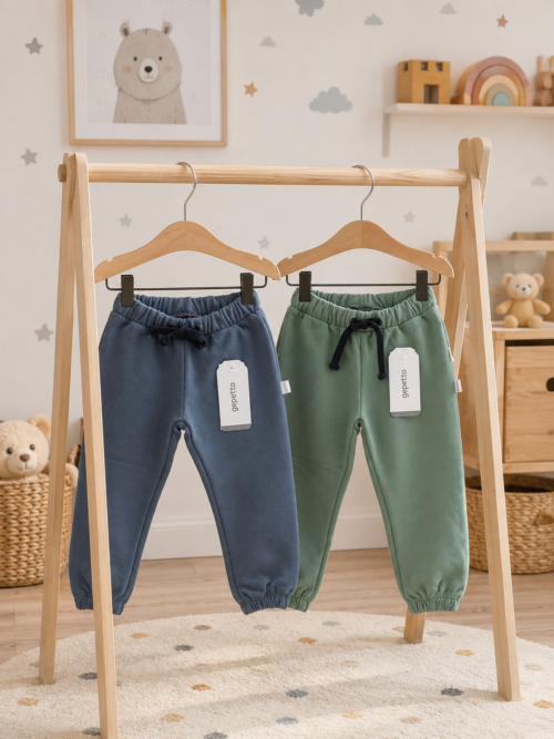 Jogger liso frisa