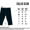 Calza slim print pink glitter