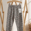 Calza slim print pink glitter